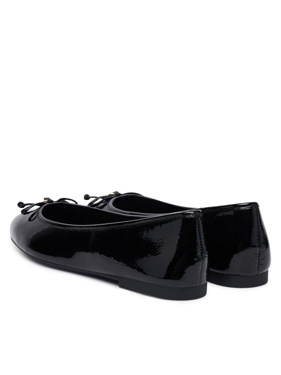Tommy Hilfiger Tommy Hilfiger Balerini Hilifger Patent Ballet FW0FW09005 Negru