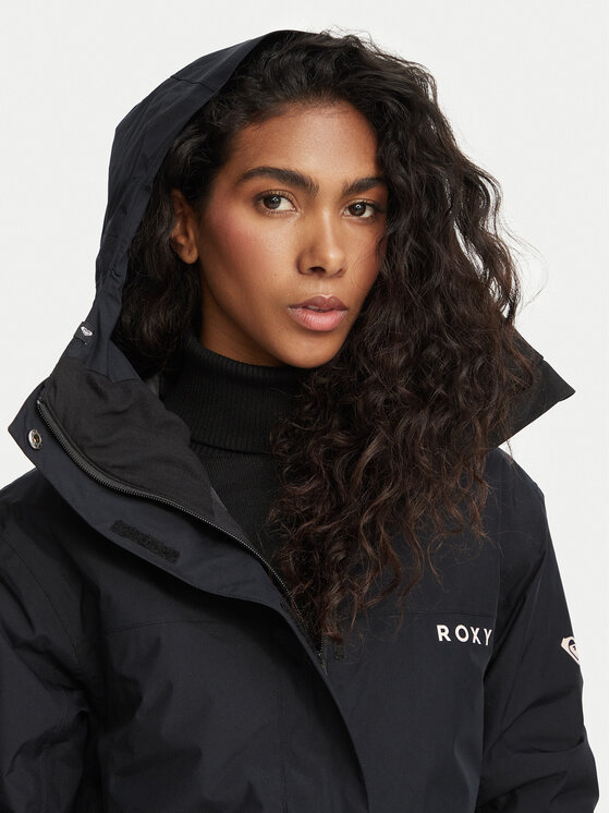 Roxy Roxy Lyžařská bunda ERJTJ03573 Černá Regular Fit