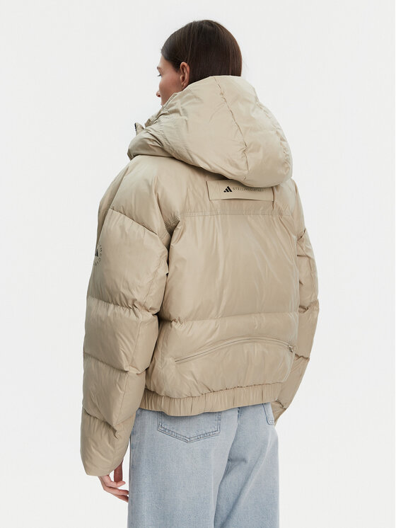 adidas by Stella McCartney adidas by Stella McCartney Μπουφάν χειμωνιάτικο Winter JI5198 Μπεζ Loose Fit