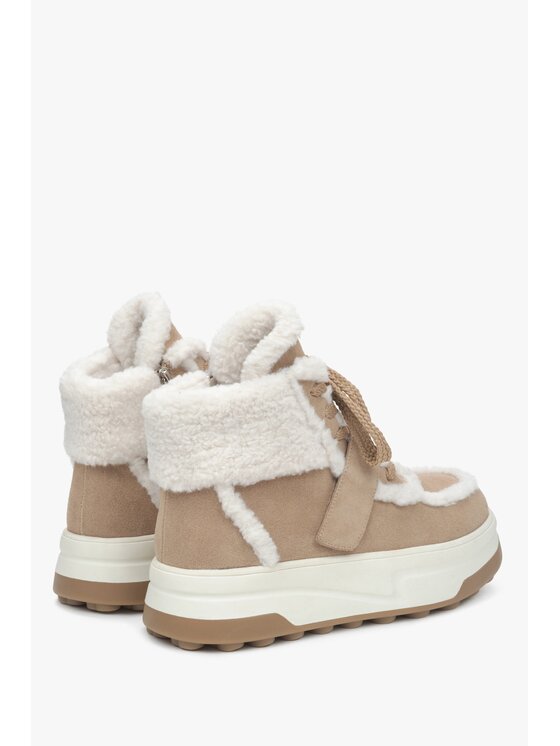 Estro Estro Μποτάκια ER00115863 Μπεζ