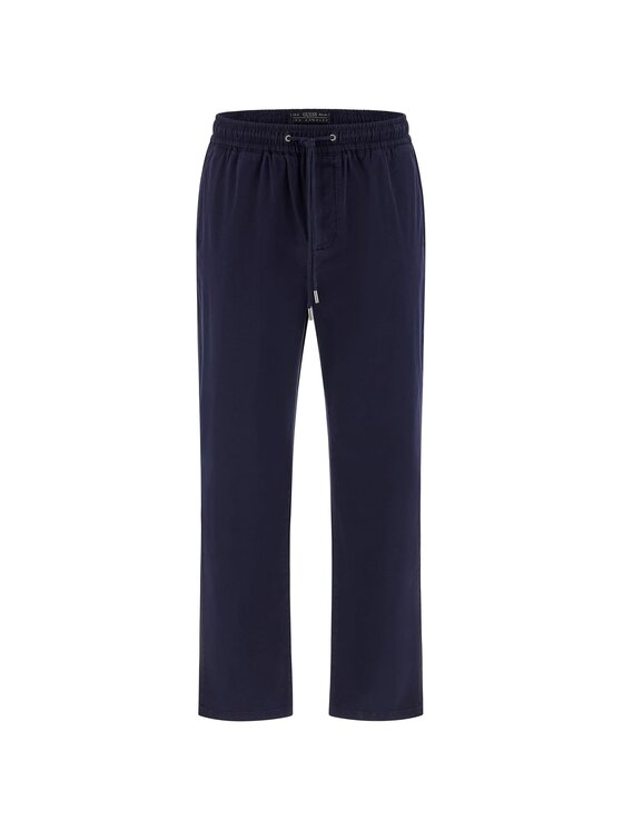 Guess Guess Spodnie materiałowe 180686 Niebieski Regular Fit