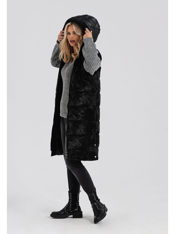 Look Made With Love Look Made With Love Bezrękawnik Pearl Look 934 Czarny Feminine Fit