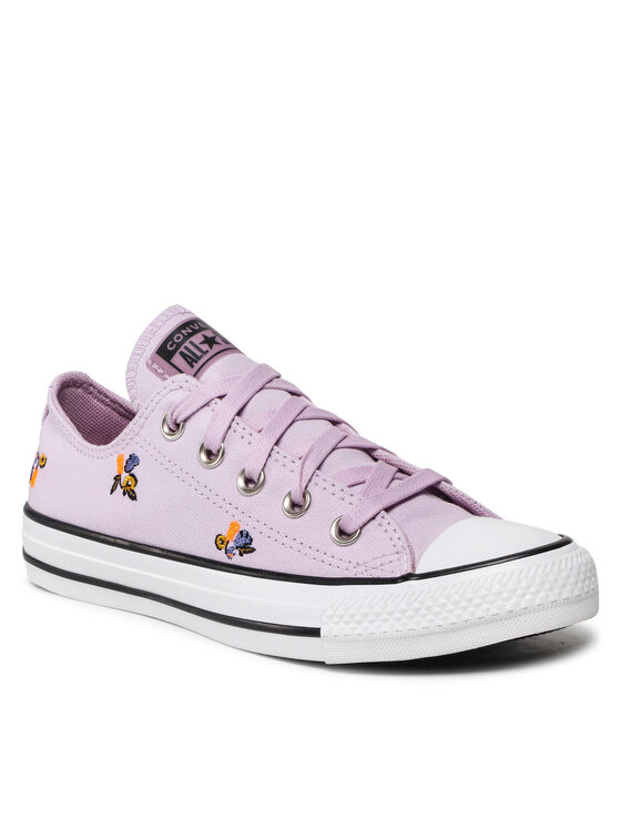 Converse Converse Trampki Ctas Ox A01735C Fioletowy