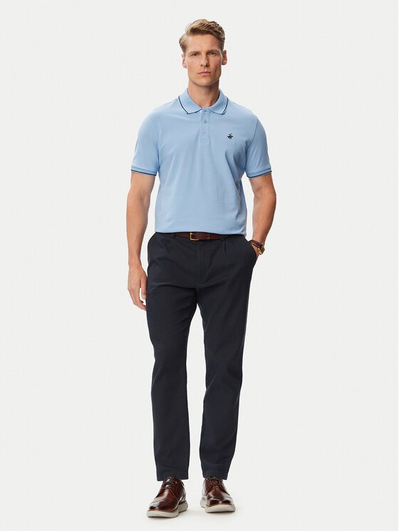 Beverly Hills Polo Club Beverly Hills Polo Club Poloshirt P-SS26M-P42561BBU Hellblau Regular Fit