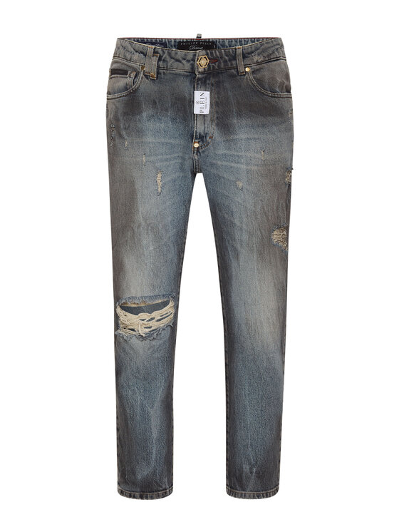 PHILIPP PLEIN PHILIPP PLEIN Jeansy 18809 Szary Slim Fit