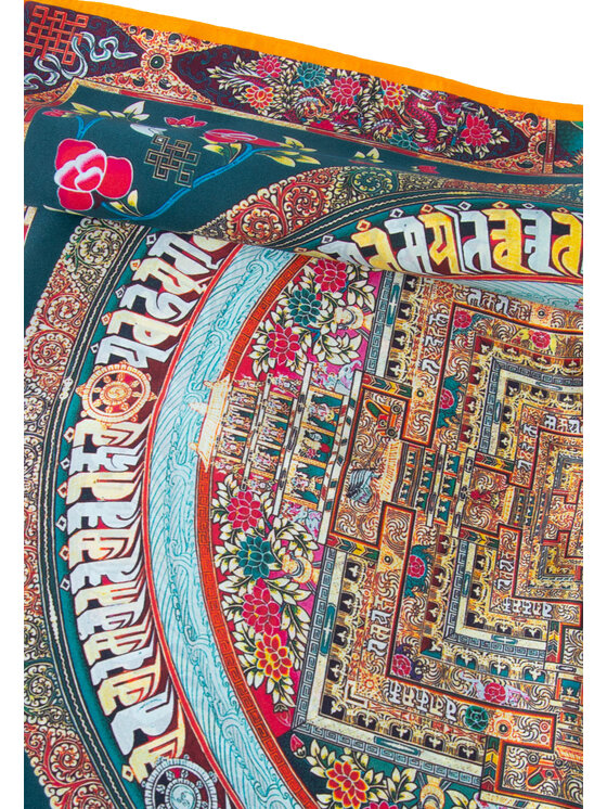 ALLORA BE UNIQUE ALLORA BE UNIQUE Foulard jedwabna Arancione