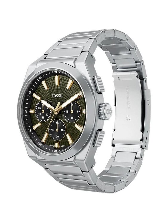 Fossil Fossil Zegarek FS6183 Srebrny