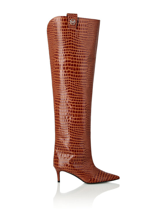 PHILIPP PLEIN PHILIPP PLEIN Kozaki 26649 Brązowy