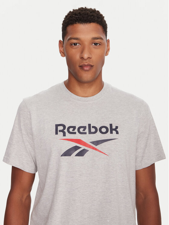 Reebok Reebok Tričko RK25158CCM Sivá Regular Fit