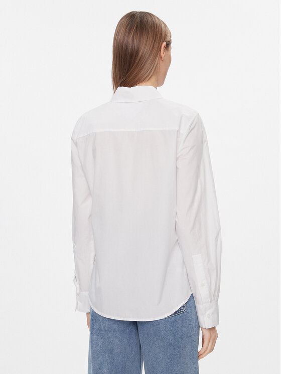 Tommy Hilfiger Tommy Hilfiger Πουκάμισο Essential WW0WW40543 Λευκό Regular Fit
