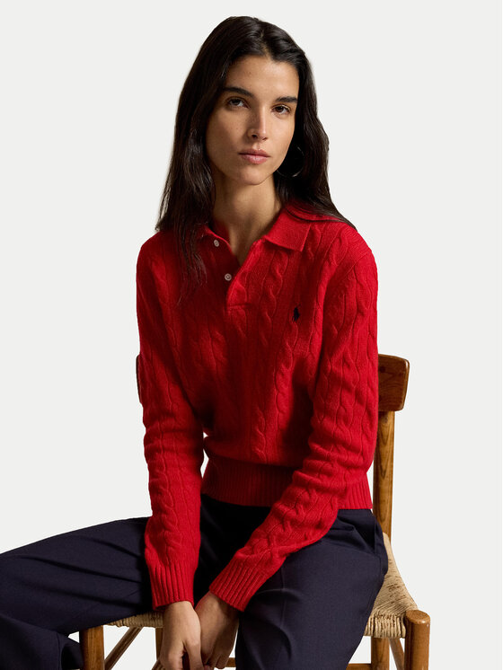 Polo Ralph Lauren Polo Ralph Lauren Megztinis 211972132501 Raudona Regular Fit