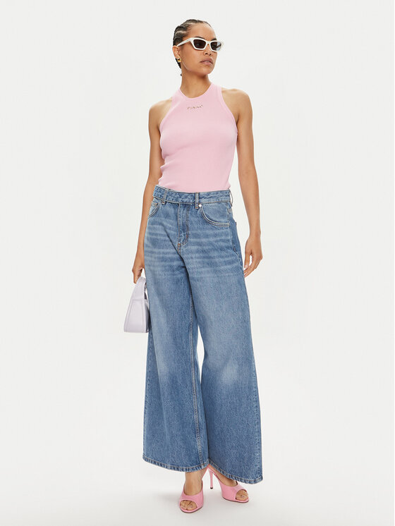 PINKO Pinko Топ Distinto 100822 A15E Рожевий Slim Fit