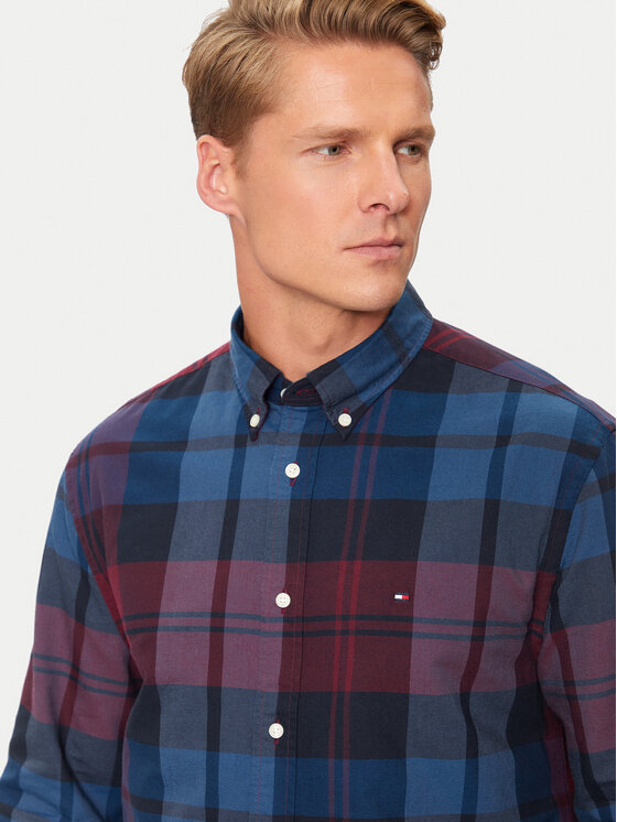 Tommy Hilfiger Tommy Hilfiger Särk MW0MW37351 Sinine Regular Fit