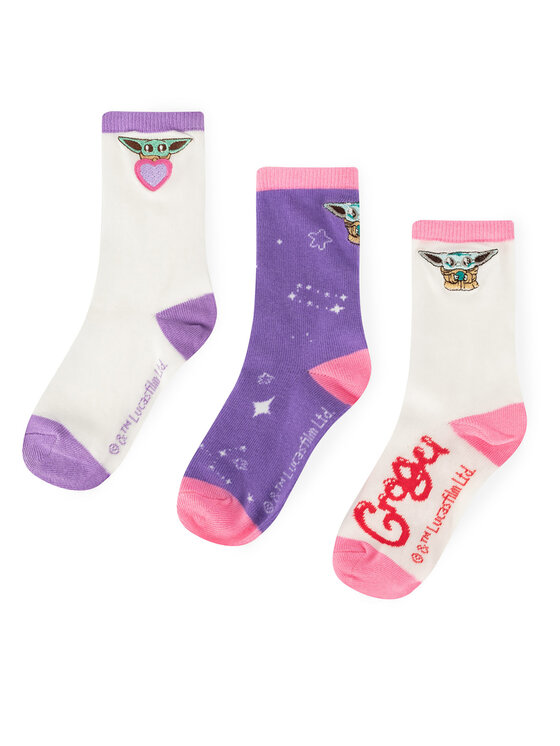 Set de 2 perechi de șosete lungi pentru copii MANDALORIAN ACCCS-SS24-122LM Colorat