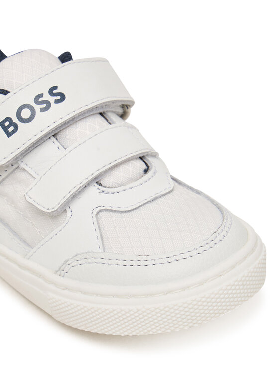 BOSS BOSS Sneakersy J52827 S Bílá