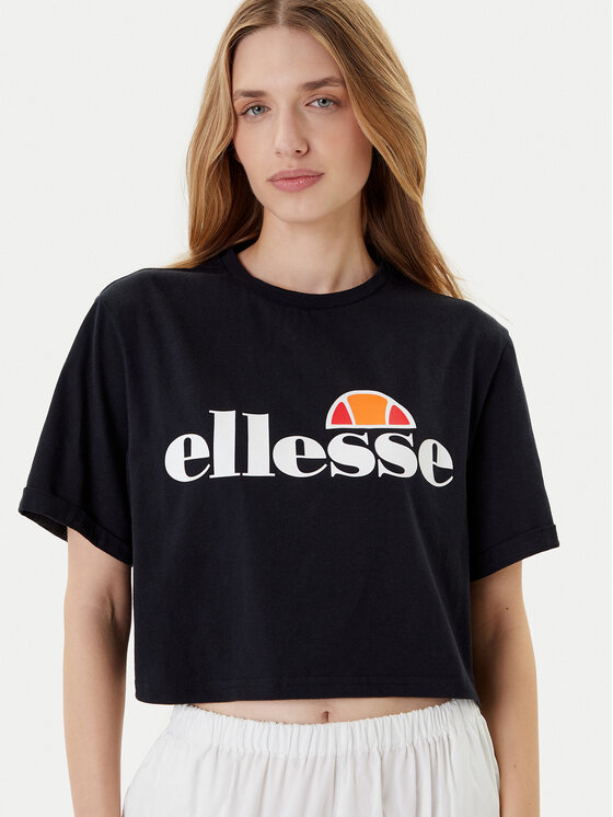 Ellesse Ellesse T-särk Alberta Crop SGS04484 Must Regular Fit