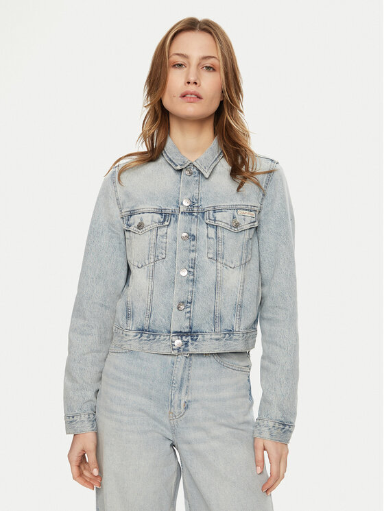 Calvin Klein Jeans Džínsová bunda 90's J20J224544 Modrá Regular Fit