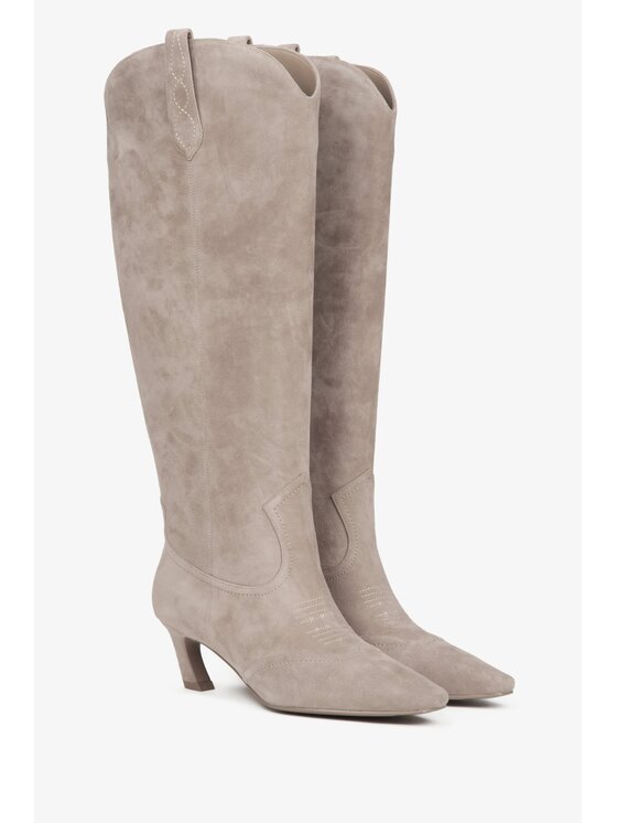 Estro Estro Stivali texani ER00116173 Beige