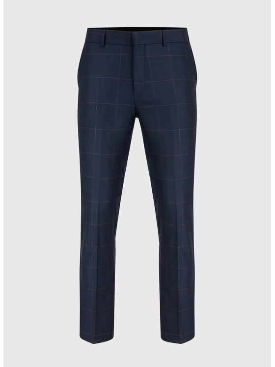 Pako Lorente Pako Lorente Spodnie garniturowe P22WF-6G-001 Granatowy Slim Fit
