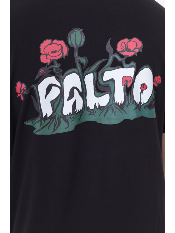 Palto Palto T-Shirt Oppio Czarny Relaxed Fit
