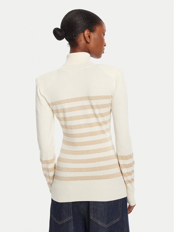 LOLA CASADEMUNT LOLA CASADEMUNT Rolák LF2511008 Écru Regular Fit