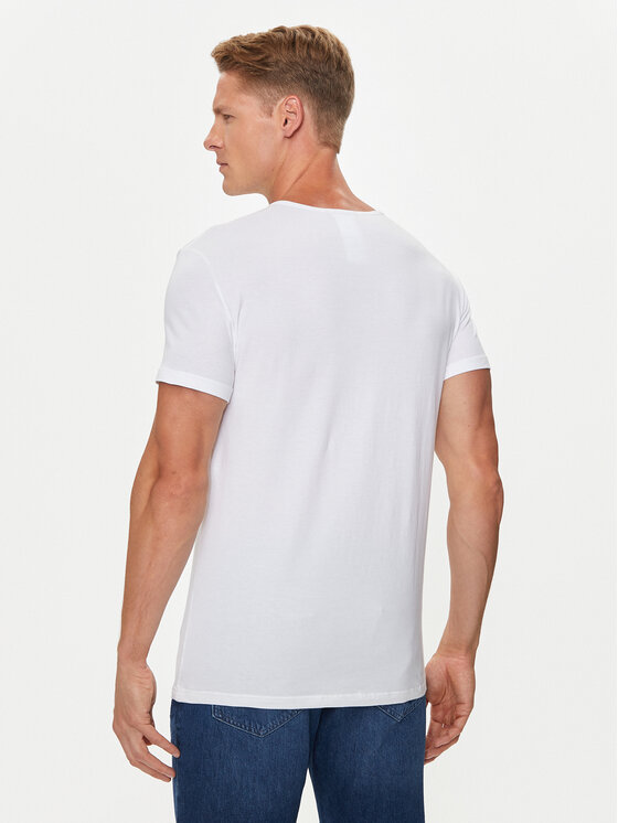 Versace Versace Souprava triček AU10193 1A10011 Bílá Slim Fit
