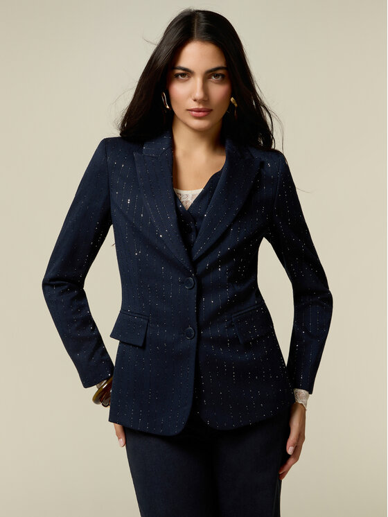 Oltre Oltre Giacca da abito Q059R004694N0Z4 Blu Regular Fit