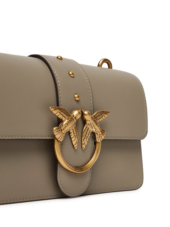 PINKO PINKO Torebka Love One Mini ST.CL Al 25-26 PLTT 105856 A0F1 Szary