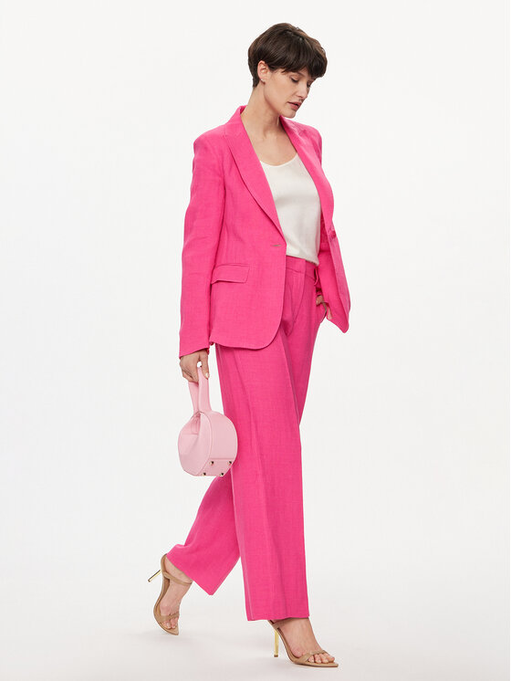 Weekend Max Mara Weekend Max Mara Marynarka Nalut 2415041032 Różowy Regular Fit