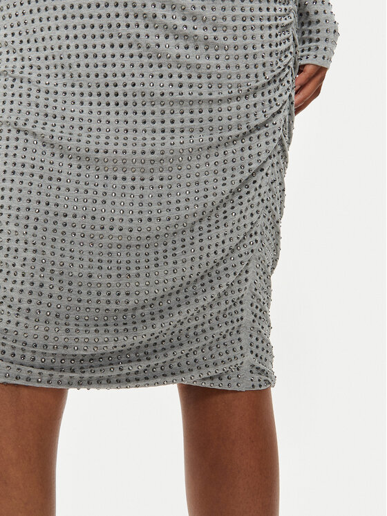 PINKO PINKO Fustă tip creion Kedrin 104454 A2B4 Gri Slim Fit