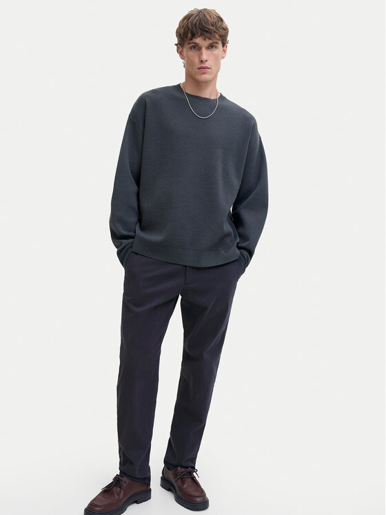 Jack & Jones Jack & Jones Chino nohavice Kane Hank 12286940 Tmavomodrá Relaxed Fit