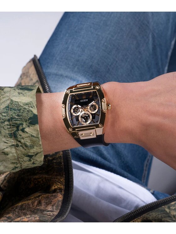 Guess Guess Ρολόι GW0202G1 Μαύρο