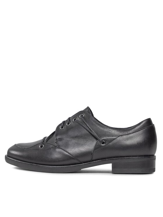 Gino Rossi Gino Rossi Oxfords Atsu DPI632-621-E100-9900-0 Μαύρο