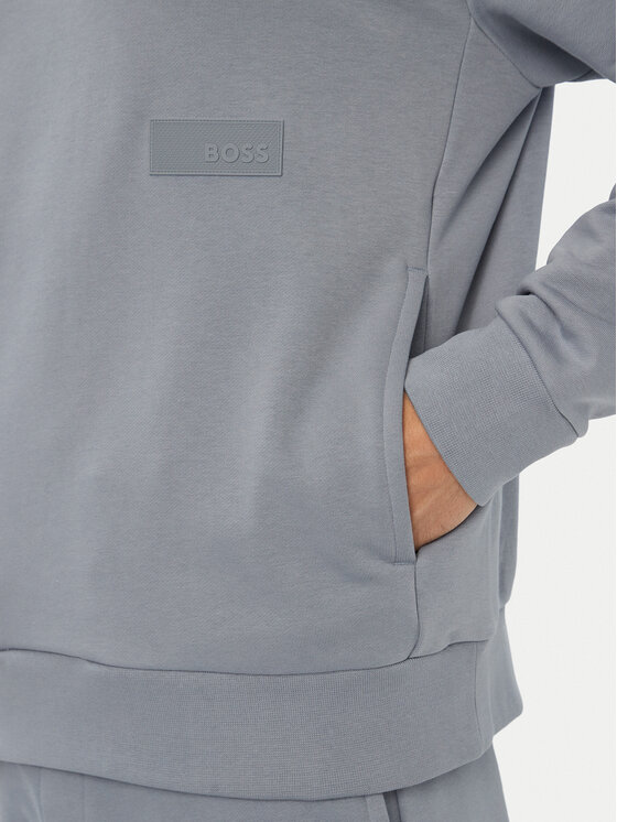 BOSS BOSS Bluza 50564113 Szary Relaxed Fit