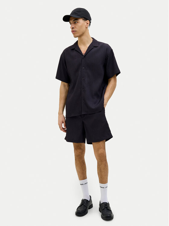 Jack & Jones Jack & Jones Szorty materiałowe Jaiden 12269672 Czarny Relaxed Fit