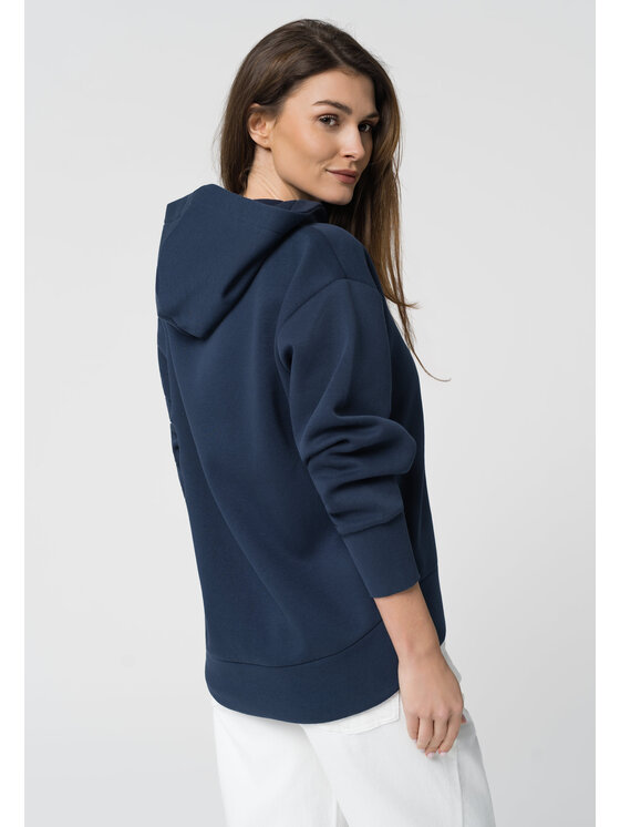 Volcano Volcano Bluza B-CALIS Niebieski Regular Fit