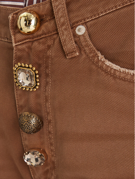 ViCOLO ViCOLO Дънки DF5057 Кафяв Wide Leg