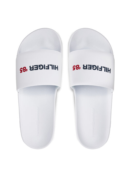 Tommy Hilfiger Tommy Hilfiger Iešļūcenes Hilfiger 85 Pool Slide FM0FM05021 Balts