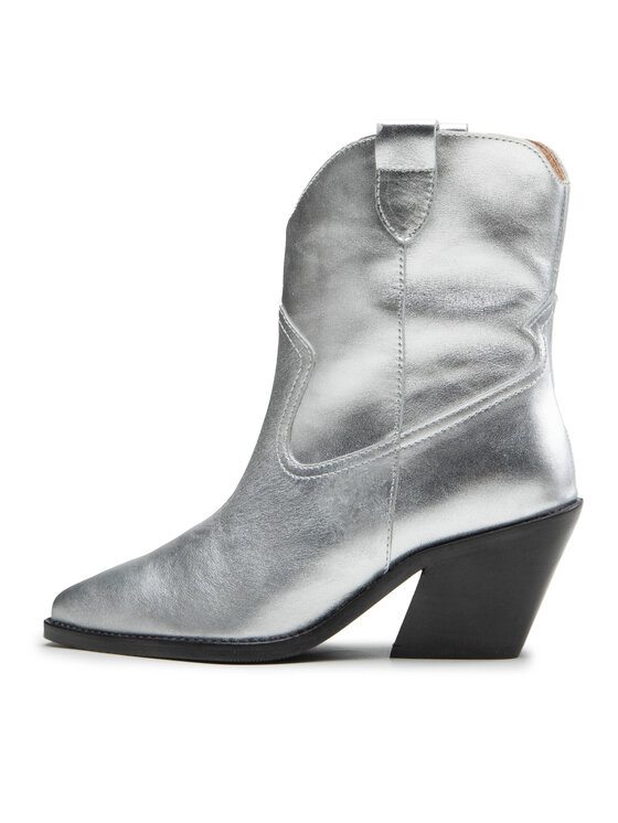 Eva Minge Eva Minge Cowboystiefel EM-57-12-001540 Silberfarben