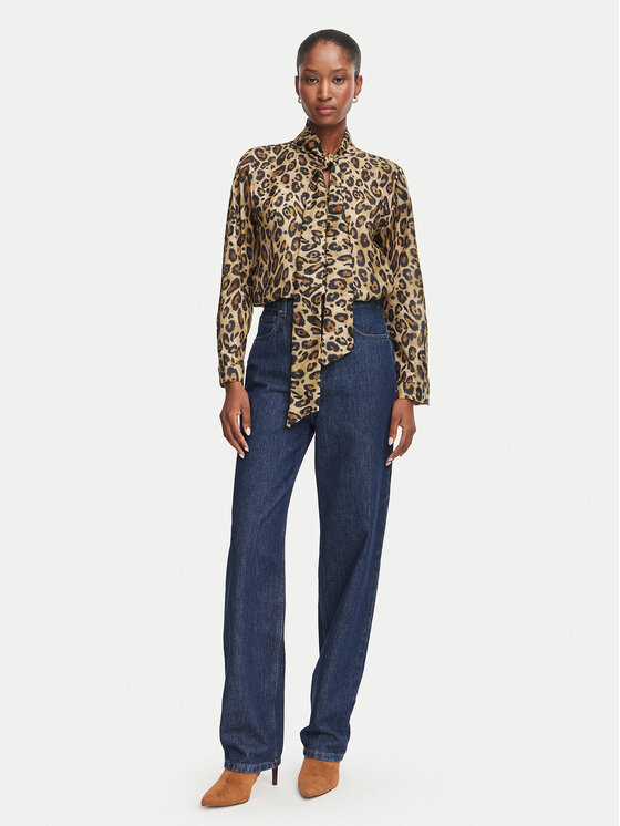 Marella Marella Τζιν 2623186044 Σκούρο μπλε Mom Fit
