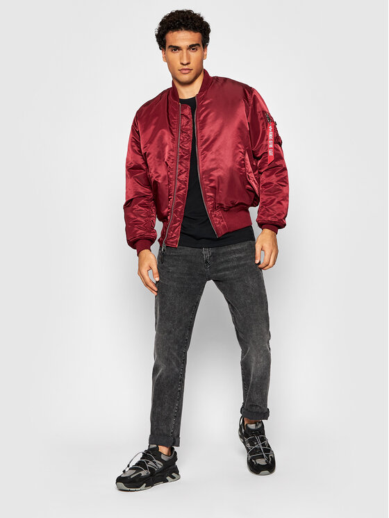 Alpha Industries Alpha Industries Bomber striukė Ma-1 100101 Vyšninė Regular Fit