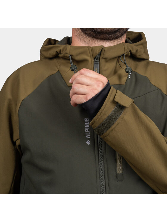 Alpinus Alpinus Kurtka outdoor Oniore Zielony Regular Fit