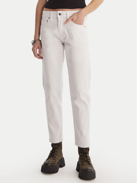 G-Star Raw G-Star Raw Džinsi Kate D15264-C301 Balts Boyfriend Fit