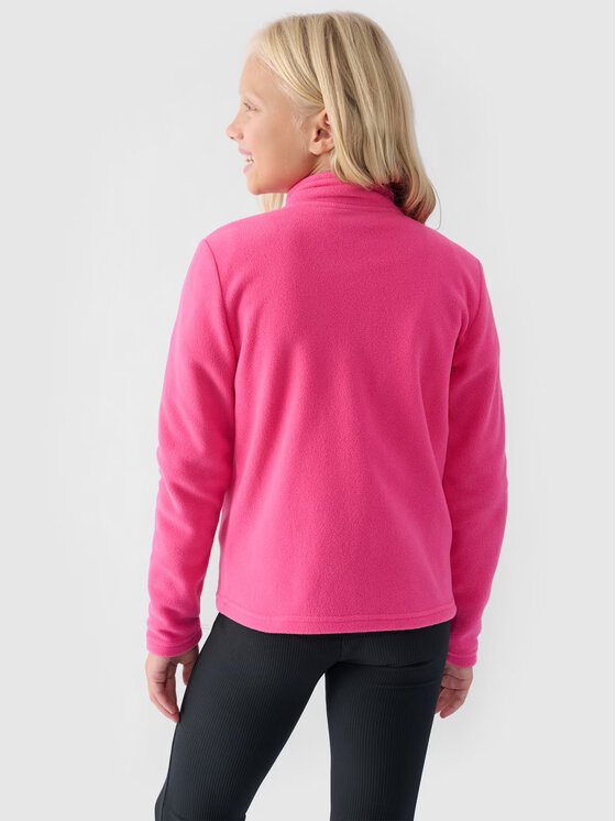 4F 4F Felpa di pile 4FJWMM00TFLEF261-55S Rosa Regular Fit