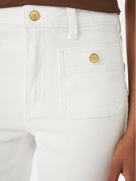Tommy Hilfiger Tommy Hilfiger Дънки WW0WW48580 Бял Bootcut Fit