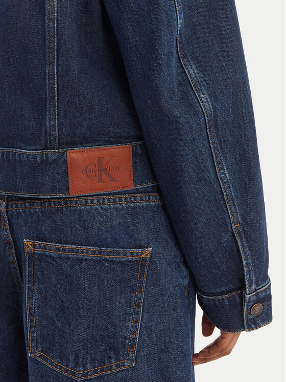 Calvin Klein Jeans Calvin Klein Jeans Jeansová bunda Classic LV047E903G Tmavomodrá Regular Fit