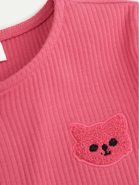 Coccodrillo Coccodrillo Kleid für den Alltag ZC4129104AGK Rosa Regular Fit