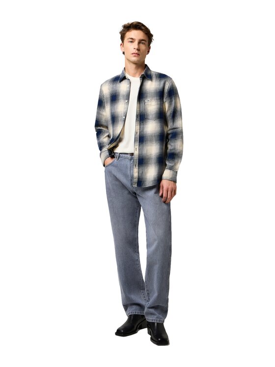 Wrangler Wrangler Jeansy 112370943 Niebieski Loose Fit