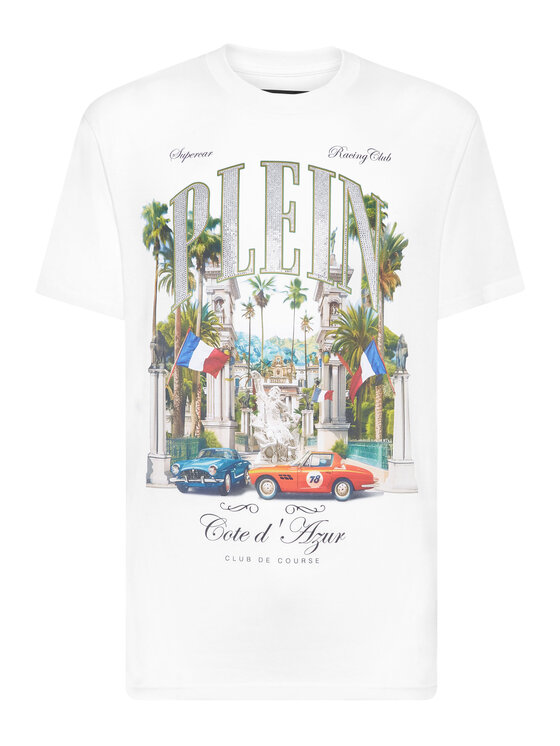 PHILIPP PLEIN PHILIPP PLEIN T-Shirt 23585 Biały Regular Fit