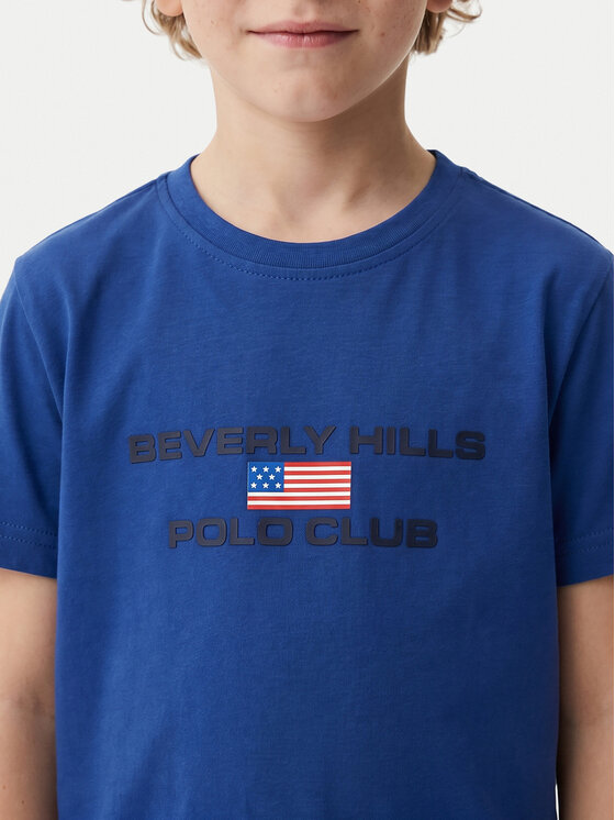 Beverly Hills Polo Club Beverly Hills Polo Club Póló P-SS26B-TS0132 Kék Regular Fit